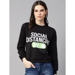 Melon by PlusS Black Graphic Print Sweatshirt-picture-26