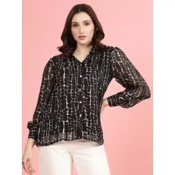 Melon by PlusS Black Printed Casual Shirt-picture-23