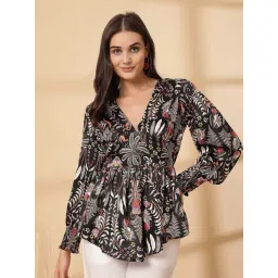 Melon By plusS Black Printed Top-picture-35