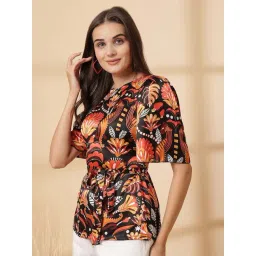 Melon By plusS Black Printed Top image 2