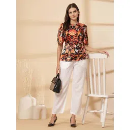 Melon By plusS Black Printed Top image 3