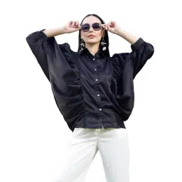 Melon by PlusS Black Regular Fit Casual Shirt-picture-28