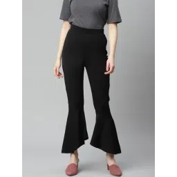 Melon by PlusS Black Regular Fit Pants-picture-32