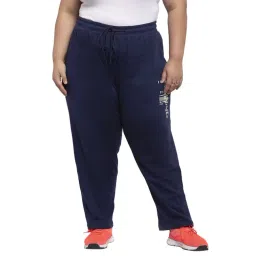 Melon by PlusS Blue Cotton Trackpants-image-46