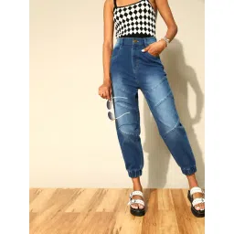 Melon by PlusS Blue Joggers-image-29