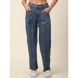 Melon by PlusS Blue Regular Fit Mid Rise Jeans-image-20