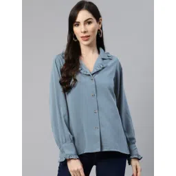 Melon by PlusS Blue Regular Fit Shirt-picture-24