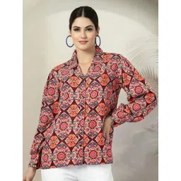 Melon By plusS Brown Printed Shirt-picture-11