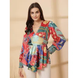 Melon By plusS Multicolored Printed Top-picture-41