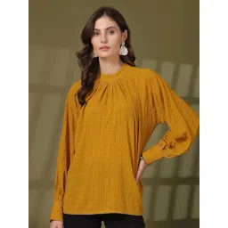 Melon By plusS Mustard Plain Top-picture-39