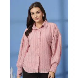 Melon By plusS Pink Plain Shirt-picture-27