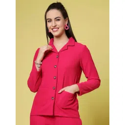 Melon by PlusS Pink Striped Shirt-picture-13