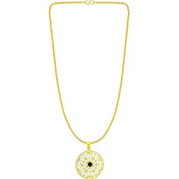 memoir Brass Goldplated Lapis Lazuli chakra Fashion jewellery Pendant Astrology Men Women (PCGS6018)-picture-26