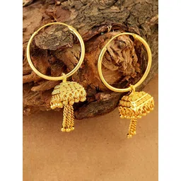 MEMOIR Classic Jhumkas Earrings-picture-39