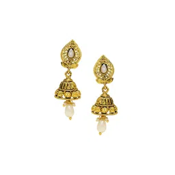 MEMOIR Classic Jhumkas Earrings-picture-36