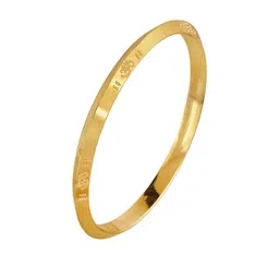 MEMOIR Unisex Brass Antique Gold-Plated Kada Bracelet-picture-24