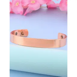 MEMOIR Unisex Copper-Plated Magnetic Brass Kada Bracelet-picture-38