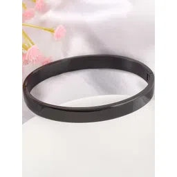 MEMOIR Unisex Silver Plated Stainless Steel Kada Bracelet-picture-17