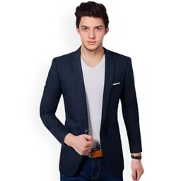 Men bazar Slim-Fit Single-Breasted Blazer-picture-12