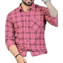 Men Checkered Casual Multicolor Shirt (PK19SH1095P-LPT)-picture-50