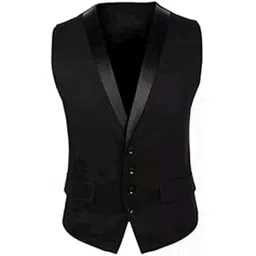 Men Slim Fit Single Breasted Tuxedo Waistcoat-picture-15