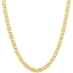 Men Women Real Gold Plated Chain Stainless Steel Necklace-picture-27