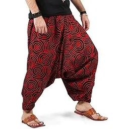 Men Women Summer Loose Baggy Hippie Boho Pure Cotton Aladdin Harem Pants High Waist Sport Pants-picture-12