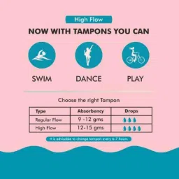 Menarche 20 Pcs Regular Flow Premium Organic Cotton Tampon Set, MTP002 (Pack of 2) image 4