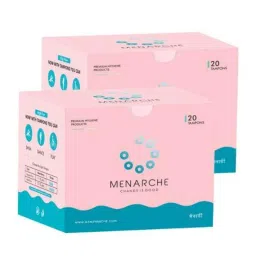 Menarche 40 Pcs Regular Flow &a; 20 Pcs Heavy Flow Premium Organic Cotton Tampon Combo, MTPHR002-picture-13