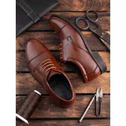 MENGLER Men Leather Formal Derbys-picture-19