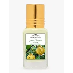 Menjewell Green Champa Perfume for Men and Womens | Natural Long-Lasting Fragrance Scent | Unisex Alcohol-Free Roll-On Aromatic Attar Ideal for Daily Use, Date Night Gifting and Special Occasions, 6ML-picture-38
