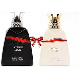 menjewell Luxury Unisex Eau De Parfum Gift Set 2 x 100ml for Men & Women with Intense Love and Precious Women Perfume|Long Lasting EDP Fragrance Scent-picture-24