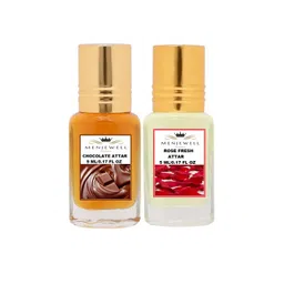 Menjewell Set of Chocolate & Rose Fresh Attars-picture-15