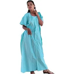 menmaii Women's Full Open| Front Buttoned Multipurpose Kaftans for Pregnancy/Elderly/Patient/Feeding Purposes|Full/Calf Length-picture-11