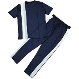 Men’s Breathable Nylon Tracksuit – Short Sleeve-Dream with color BLUE 23-M-picture-31