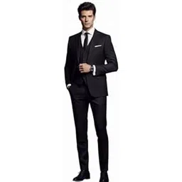 Men’s Classic Black 2-Piece Suit – Premium Slim Fit Blazer & Trouser Set for Formal, Party & Business Wear-picture-38