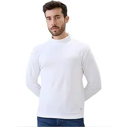 Men's Classic Mock Neck Long Sleeve Pullover, Turtleneck Style, Casual Everyday Wear-picture-21