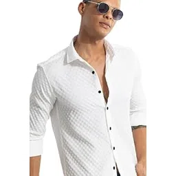 Men's Cotton Blend Shirt | Full Sleeve | Solid Color | StitchedBox_273M-picture-35