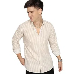 Men's Cotton Casual Printed Solid Stylish Latest Shirt for Men-picture-45