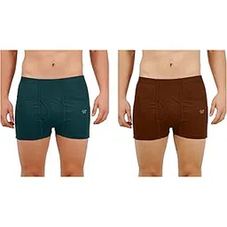 Men's Cotton Pocket Trunks Innerwear (Pack of 2) Multicolor-picture-52