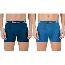 Men's Cotton Pocket Trunks Outer Elastic Innerwear Combo (Pack of 2) - Multicolor-picture-49