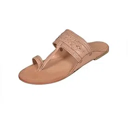 Men’s Genuine Leather Kolhapuri Chappal | Handcrafted Traditional Ethnic Slip-On Sandals-picture-22