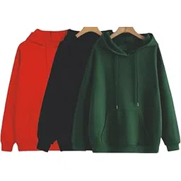 Men's Hoodies Men's Fashionable Sweatshirt Men's Black Hoodie Men's Cotton Hoodies Men's Branded Hoodies for Workouts or Running Men's Warm Travel (Pack of 3)-picture-53