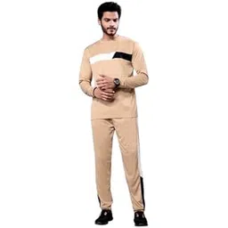 Men’s Long Sleeve Nylon Tracksuit –Diamond with color KHAKHI S1_P1-picture-27