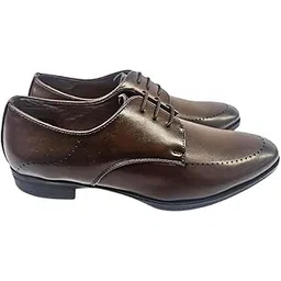 Men's Patent Leather Pointed-Toe Lace Up Derby Shoes for Wedding Party & Formal Occasions-picture-18
