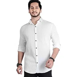 Men's Popcorn Texture Full Sleeve Shirt-picture-52