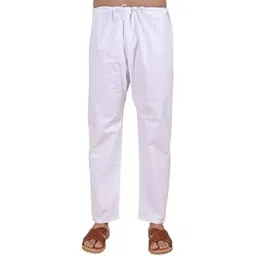 Men's Premium White Cotton Aligarh Pyjama | Traditional Drawstring (Nada) Bottom Wear | Regular Fit Mid Rise | Elastic-Free Pajama-picture-29