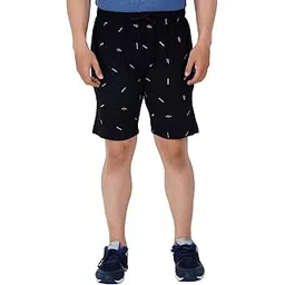 Men's Regular Fit Printed Cotton Shorts (Pack of 1) (GF_ P6_Shorts-New_Navy-XL)-picture-17