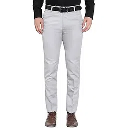Men's Reguler Fit Polycotton Trouser Pant's Formal Trouser Casual Trouser Pant (in, Numeric, 32, Regular, Lights Greys)-picture-36