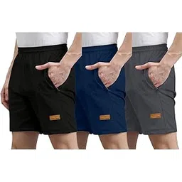 Men's Stretchable Lycra Shorts Combo Pack-picture-50